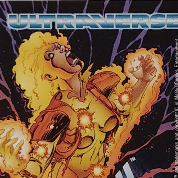 1993 Malibu Comics Ultraverrse and Break-Thru Checklist, Advance Comics Promo - Picture 2 of 3